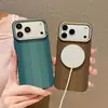 Aplicável à Capa de Celular Magnética com Pulso Apple 18proMax iPhone17 Fibra de Carbono Fosca À Prova de Queda 16 Capa Protetora