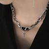 Nuevo Collar Grueso con Costuras de Espinas Accesorios para Hombre Lujo Ligero Nicho Europeo y Americano Accesorios Hip-Hop Accesorios de Estilo Sexual
