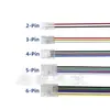 Tira de Luces LED Sin Soldadura Hebilla de Cristal 2P 3P 4P 5P 6P Cable de Conexión de Tira de Luces de Placa a Línea Rgb Placa a Placa