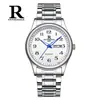 Reloj Dorado Resistente al Agua Popular de Rui Zhi Yuan para Personas de Mediana Edad y Mayores en el Sudeste Asiático, Esfera Digital Luminosa Grande, Reloj de Cuarzo Digital Grande