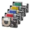 Para máquina de etiquetas Casio cinta 12mm18 24 9mm KL-780 CW-L300 papel de etiqueta