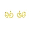 Pendientes Creativos de Plata S925 con Forma de Serpiente para Mujer Pendientes Agresivos de Circonita Joyería Regalo del Día Conmemorativo Pendientes de Plata de Ley