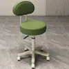 Salón de Belleza Barbería Taburete Especial Peluquería Manicura Maquillador Taburete Grande de Trabajo con Ruedas Silla para el Hogar Tocador Silla Giratoria