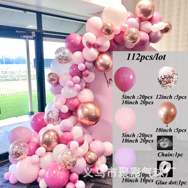 115pcs-Balloon-Arch-Garland-Ro