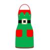 Nuevo Delantal Navideño Transfronterizo Impermeable y a Prueba de Aceite Regalo de Navidad Delantal Decorativo Creativo y Divertido a partir de una pieza