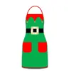 Nuevo Delantal Navideño Transfronterizo, Impermeable y a Prueba de Aceite, Delantal Decorativo Navideño Creativo y Original, Venta al por Mayor a partir de una Pieza