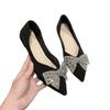 Sapatos Mocassins Versáteis Femininos para Combinar com Saias, Sapatos Elegantes de Noite Estilo Francês, Novos Sapatos de Salto Baixo Retrô 2026 para Mulheres, Verão