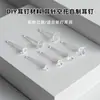 Aretes de Moda al por Mayor con Engastes de Copa Transparente para Piercing de Oreja, Pasadores de Oreja Personalizados que se Pueden Incrustar con Circonia, Joyería para Oreja para Piercing de Oreja