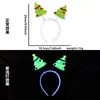 Nueva Diadema Fluorescente de Navidad Diadema Decoración Fiesta de Navidad Diadema de Astas Árbol de Navidad Neón Morado Tocado