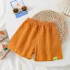 Pantalones Cortos para Niños, Algodón Puro, Estilo de Verano Delgado, Pantalones de Cinco Puntos, Pantalones Cortos para Bebés y Niños Pequeños, Pantalones Casuales para Niños y Niñas para Uso al Aire Libre