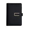 Carpeta A6 transfronteriza, libro de mano con cremallera, bolsa de cuero PU, cuaderno de hojas sueltas, presupuesto personalizado, disponible en stock