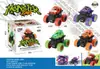 Veículo Off-Road Infantil de Tração nas Quatro Rodas Inercial, Carrinho de Puxar Resistente a Quedas, Carrinho de Brinquedo para Bebê, Barraca de Modelo de Carro de Simulação