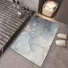 Alfombrilla de baño de diatomeas simple, absorbente, antideslizante, de secado rápido, resistente a las manchas, venta al por mayor