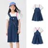 Mismo Estilo que en el Centro Comercial Vestido de Niña Balabala Vestido Infantil 2025 Nuevo Verano Ropa de Trabajo de Secado Rápido para Niños Mayores