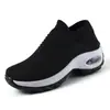 Calcetines zapatos comercio electrónico transfronterizo talla grande 44 zapatos de mujer amortiguación de aire tejido volador zapatos Jinjiang zapatilla zapatos sobrepie zapatos casuales de moda