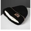 Gorros para Hombre y Mujer en Invierno, Forrados de Polar, Gorros de Punto Engrosados y Cálidos, Protección para los Oídos para Exteriores, Gorros de Lana para Ciclismo Callejero en Frío