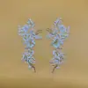 Bordado Tridimensional Novo, Bordado com Miçangas, Lantejoulas Multicoloridas, Tecido de Renda, Vestido de Casamento, Roupas de Performance, Renda, Acessórios para Vestuário