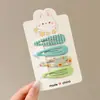 Pinzas para el pelo de cuero con forma de estrella y nube para niñas, Pinzas Bb dulces y geniales para flequillo y cabello lateral, Accesorios para el pelo para niñas