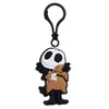 Decoração de Halloween Fantasma com Fecho Lagosta de PVC, Fivela Plástica, Pingente Transfronteiriço para Carteira, Mochila, Decoração de Festa, Presente