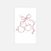 Lindas Pegatinas de Tatuaje de Cereza de Fruta con Lazo Estilo Ins Estética de Chica Dulce Pegatinas de Tatuaje Nuevo Producto Transfronterizo