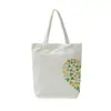 Atacado do Fabricante Bolsa Tote de Lona para Compras Bolsa Tote de Ombro Único Bolsa de Lona Imprimível com Logo Criativo