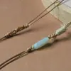 Collar de Cordón de Cuero Ajustable, Cuerda para Colgar Colgante de 1 mm, Adecuado para Joyería DIY de Jade y Cristal, Correa de Cuello Versátil al por Mayor