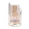 Romântico nórdico Decoração de castiçais sala de estar mesa de jantar Luxo europeu high-end ferro vela decoração à luz de velas adereços de jantar