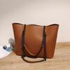 Comercio Electrónico Transfronterizo 2024 Bolso Tote Retro de Gran Capacidad Nuevo Bolso de Mano con Cadena Simple de Alta Gama para Hombro Dropshipping