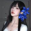 Atmosfera Fresca Sentimento Desejo Puro Presilha de Cabelo Lírio Flor de Simulação Franja Lateral Novo Estilo Chinês Antigo Acessórios de Cabelo Hanfu