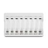 Cargador de ocho ranuras portátil USB Spot C8003 C9010 No. 5 No. Cargador de batería recargable de 7