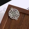 Nuevo Elemento Mongol Completamente Incrustado de Diamantes Nudo Auspicioso Mongol Accesorios Artesanía Tradicional Incrustada de Diamantes Fabricante de Accesorios de Moda Mayorista