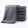 Toalla de Limpieza para Coche Gris de Doble Cara, Engrosada, Absorbente, Paño de Limpieza Interior sin Rayones, Toalla de Regalo para Tienda de Lavado de Autos, Herramienta Mágica para Limpieza de Cristales sin Rayones