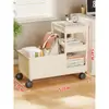 Estante para guardar bolsas de libros junto al escritorio, estantería debajo del escritorio, organizador de material de estudio para el aula, carrito móvil para bocadillos y juguetes