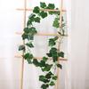 Simulação de planta de vime folha falsa shopping shopping decoração de interiores fio folhas tubo de aquecimento blindagem tubulação de água ar condicionado folhas verdes