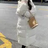 Abrigo de Algodón Grueso Estilo Coreano Holgado de Longitud Media Hasta la Rodilla con Capucha para Personas Bajas Chaqueta de Algodón Engrosada Nuevo Abrigo de Algodón de Invierno para Mujeres