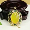 Anel Flor de Calcedônia Verde Aiyu Pingente Ágata Vermelha Colar de Calcedônia Amarela Transmissão Ao Vivo Vintage Atacado Dropshipping S3110512