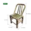 Silla de bambú mesa de bambú taburete de bambú silla con respaldo hecha a mano para el hogar silla de bambú pequeña infantil taburete de bambú tejido silla de taburete de bambú antigua rural de Sichuan