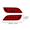 Adecuado para Subaru XV Legacy Exiga Levorg WRX luz de parachoques trasero luz trasera freno 2 funciones