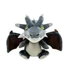 Juguete de Muñeco de Peluche Monster Hunter Deformado 35x25cm Negro Suave Relleno de Algodón PP Monstruo de Peluche Coleccionable Muñeco de Peluche de Anime Monster Hunter para Niños y Fans Regalo de Cumpleaños Perfecto Hora de Jugar