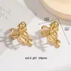 Mini Presilha de Tubarão Transfronteiriça com Toque de Luxo, Decoração de Laço Borboleta, Presilha de Cabelo Versátil de Luxo, Acessório de Cabelo para Mulheres