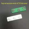 Crachá Magnético com Fivela Magnética 45*13 Cartão de Número Industrial Metal Duas Peças Três Fortes com Ímã de Fita Dupla Face