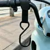 Gancho elétrico espessado de aço inoxidável para veículo, gancho universal para guidão dianteiro, gancho para bolsa de carrinho de bebê, gancho multifuncional