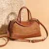 Bolso de Mano Transfronterizo de Lujo Ligero y Temperamento Sencillo para Mujer, Nuevo Bolso Cruzado de Hombro Único Versátil Clásico para Otoño/Invierno