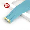 Extensiones de Cabello de Colores, Mechas, Extensiones de Cabello Lisas, Extensiones de Cabello Sin Costuras, Extensiones de Cabello de Colores para Colgar en la Oreja