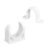 Accesorios para Tubería de Línea de PVC Abrazadera para Tubería 16-50mm Junta de Abrazadera para Tubería Serie de Fundas Eléctricas de PVC Aislantes Retardantes de Llama de Plástico