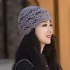 Sombrero de Ganchillo Calado de Moda Coreana Versátil para Mujer, Delgado para Cubrir Canas, Moda de Verano para Primavera y Otoño