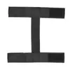 Muñequera de comedor de estilo sencillo con correas laterales para evitar el movimiento, correa para utensilios auxiliares para cucharas y tenedores para prevenir derrames