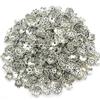 1 nuevo colgante de aleación de plata antigua simulada de flor hueca, sombrero de flor, colgante, accesorios de joyería DIY