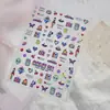 Os Adesivos de Unha em Relevo Tomoni São os Últimos Adesivos Criativos para Unhas que São Populares para Decorações de Unhas com Tema Oceânico de Verão