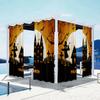 Cortina Ventana Pantalla Impermeable Exterior Comercio Exterior Transfronterizo Pabellón Moderno Amazon Transfronterizo Toldo Protector Solar Serie Bosque
